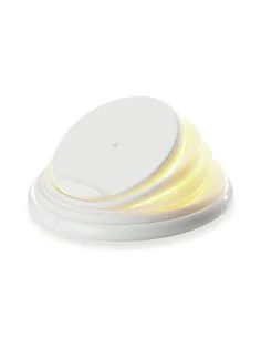 Conceptronic GORGON02W cargador de dispositivo móvil Universal Blanco USB Cargador inalámbrico Carga rápida Interior