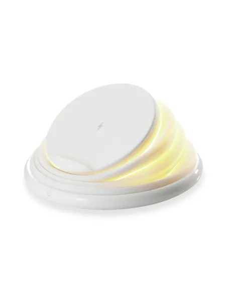 Conceptronic GORGON02W cargador de dispositivo móvil Universal Blanco USB Cargador inalámbrico Carga rápida Interior