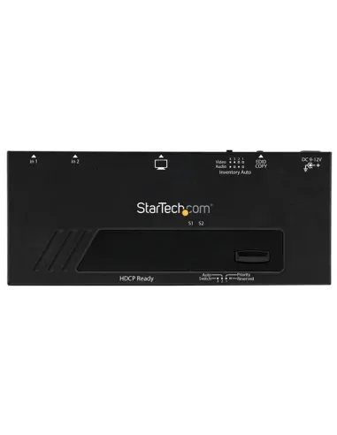 StarTech.com Switch HDMI de 2 Puertos con Conmutado Automático y Prioritario - 1080p