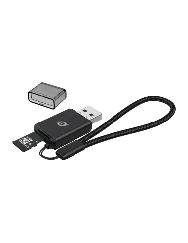 Conceptronic BIAN07B lector de tarjeta USB 3.2 Gen 1 (3.1 Gen 1) Type-A Negro
