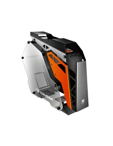 COUGAR Gaming Conquer Midi Tower Negro, Naranja