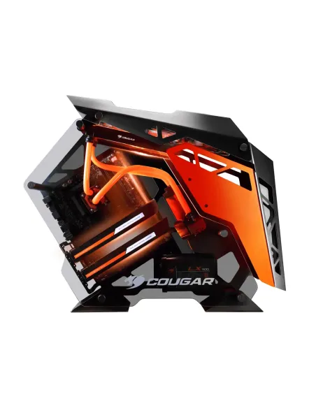 COUGAR Gaming Conquer Midi Tower Negro, Naranja