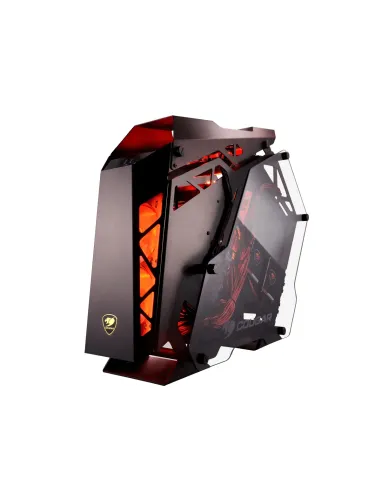 COUGAR Gaming Conquer Midi Tower Negro, Naranja