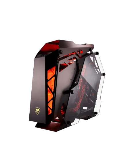 COUGAR Gaming Conquer Midi Tower Negro, Naranja