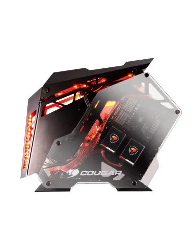 COUGAR Gaming Conquer Midi Tower Negro, Naranja