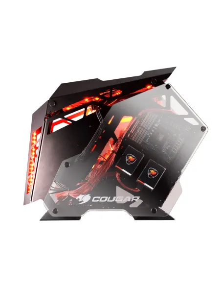COUGAR Gaming Conquer Midi Tower Negro, Naranja