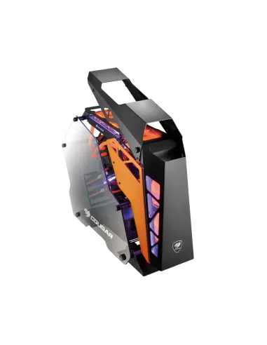 COUGAR Gaming Conquer Midi Tower Negro, Naranja