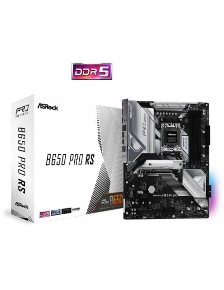 Asrock B650 Pro RS AMD B650 Zócalo AM5 ATX