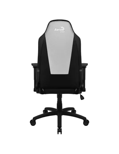 Aerocool ADMIRALBW Silla Gaming Profesional, Cojines Acolchados, Tecnología Air, Negro Blanco