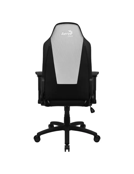 Aerocool ADMIRALBW Silla Gaming Profesional, Cojines Acolchados, Tecnología Air, Negro Blanco