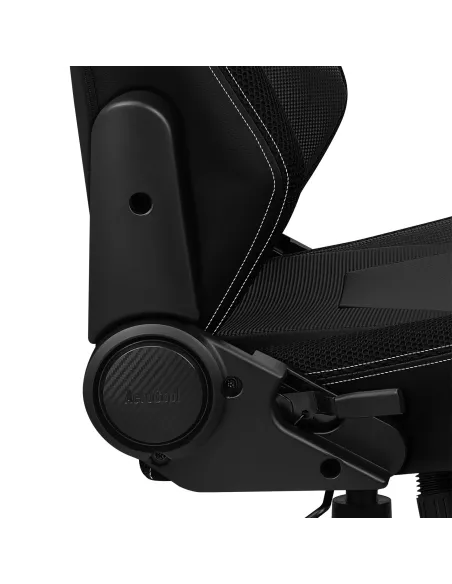 Aerocool ADMIRALBW Silla Gaming Profesional, Cojines Acolchados, Tecnología Air, Negro Blanco