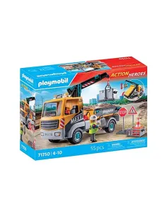 Playmobil -  camión de construcción con grúa