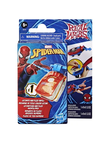 Marvel Spider-Man Webs Ultimate Web Fluid Refill Recarga