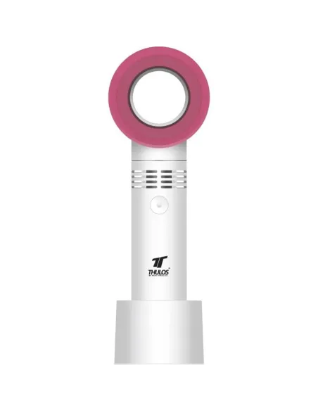 Ventilador portatil thulos th - mfn - 03 blanco - rosa