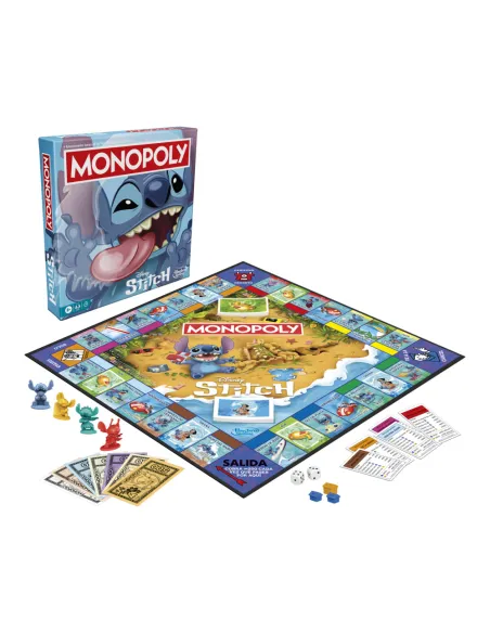 Juego de mesa monopoly stitch