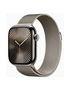 Smartwatch apple watch series 10 gps + cell 42mm natural titanium milanese loop m - l