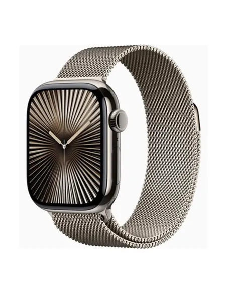 Smartwatch apple watch series 10 gps + cell 42mm natural titanium milanese loop m - l