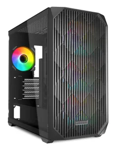 Caja gaming sharkoom mk3 matx negro 3xvent 120mm 3xusb sn fuente