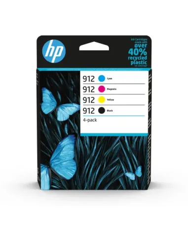 HP Paquete de 4 cartuchos de tinta Original 912 negro/cian/magenta/amarillo