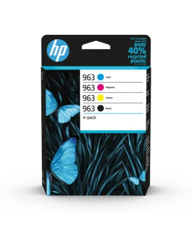 HP Paquete de 4 cartuchos de tinta Original HP 963 negro/cian/magenta/amarillo