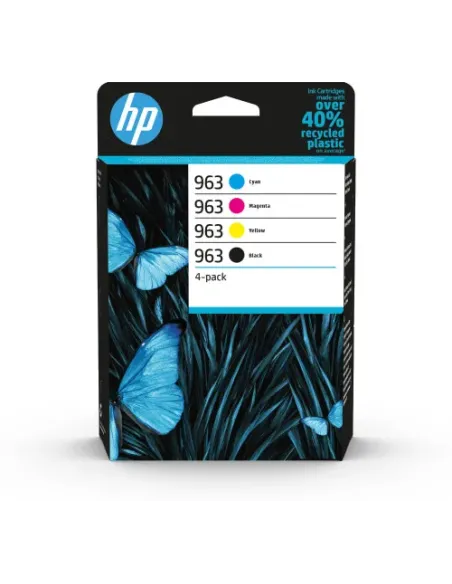 HP Paquete de 4 cartuchos de tinta Original HP 963 negro/cian/magenta/amarillo