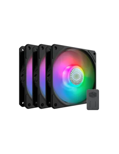 Cooler Master SickleFlow 120 ARGB Carcasa del ordenador Ventilador 12 cm Negro 3 pieza(s)