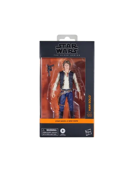 Figura hasbro star wars the black series a new hope han solo