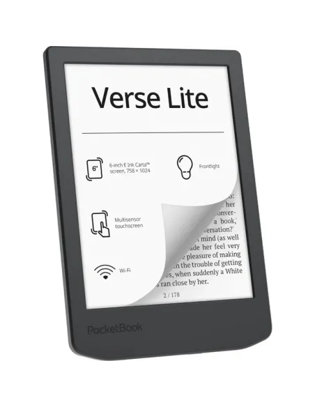 Libro electronico ebook pocketbook verse lite 6 pulgadas 8gb midnight grey