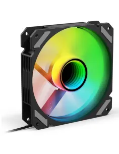 Ventilador cpu sharkoon mirror pwm rgb 120mm negro