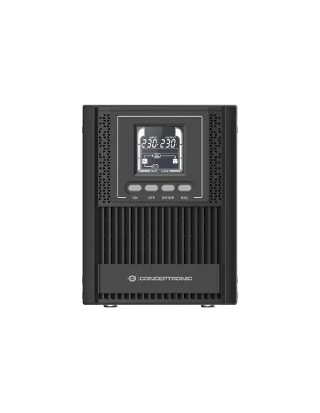 Conceptronic ZEUS52E1K sistema de alimentación ininterrumpida (UPS) Doble conversión (en línea) 1 kVA 900 W 4 salidas AC