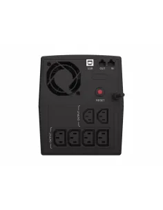 Conceptronic ZEUS08E sistema de alimentación ininterrumpida (UPS) Línea interactiva 1,5 kVA 900 W 6 salidas AC 2
