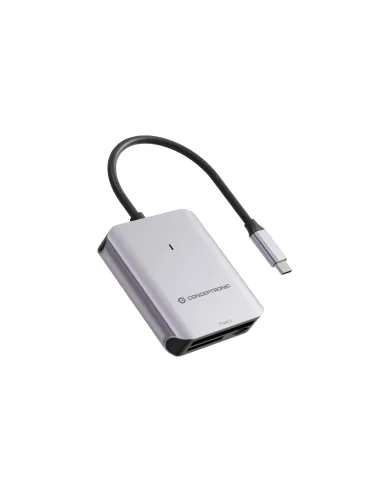 Conceptronic BIAN09G lector de tarjeta USB 3.2 Gen 2 Type-C Gris