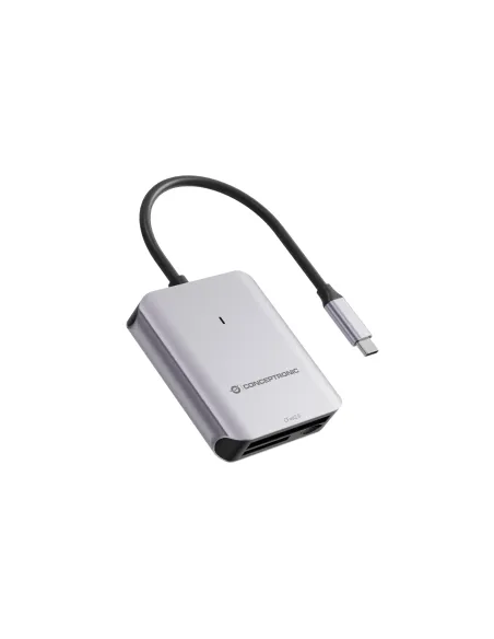 Conceptronic BIAN09G lector de tarjeta USB 3.2 Gen 2 Type-C Gris
