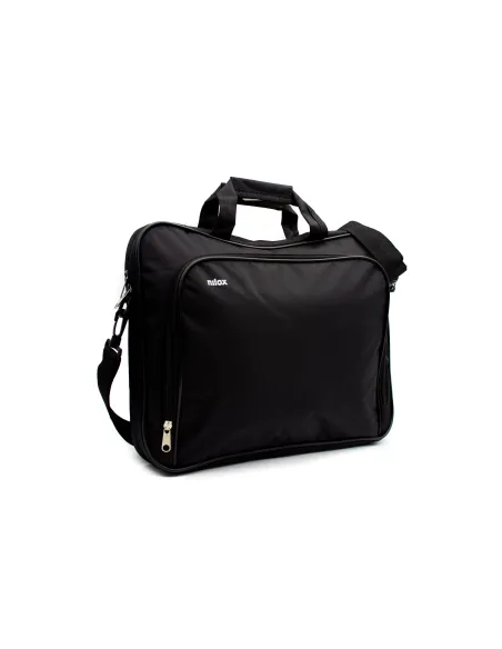 Nilox NOTEBAG 15.6P ESSENTIAL 39,6 cm (15.6") Maletín Negro