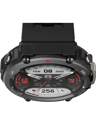 Amazfit T-Rex 2 3,53 cm (1.39") AMOLED 47 mm Digital 454 x 454 Pixeles Pantalla táctil Negro GPS (satélite)