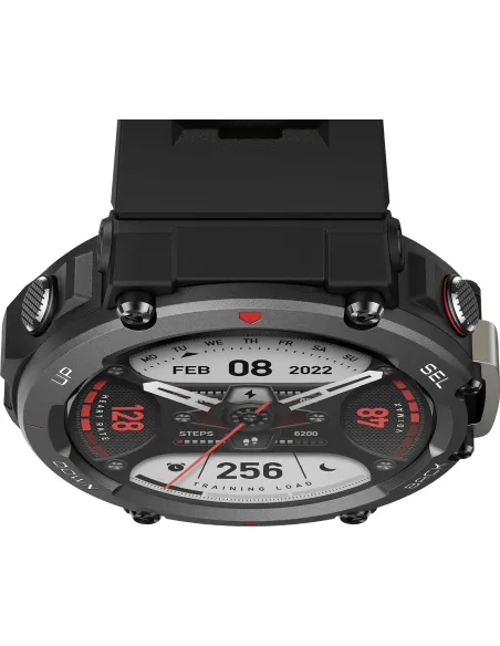 Amazfit T-Rex 2 3,53 cm (1.39") AMOLED 47 mm Digital 454 x 454 Pixeles Pantalla táctil Negro GPS (satélite)