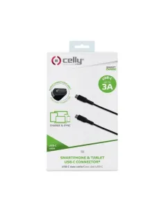 Celly USBCUSBCBK cable USB USB 3.2 Gen 1 (3.1 Gen 1) 1 m USB C Negro 2