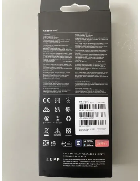 Amazfit Band 7 AMOLED Pulsera de actividad 3,73 cm (1.47") Blanco