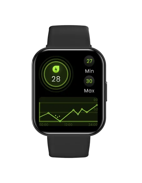 Celly TRAINERWATCH2BK Relojes inteligentes y deportivos 4,6 cm (1.81") Digital 320 x 320 Pixeles Pantalla táctil Negro GPS