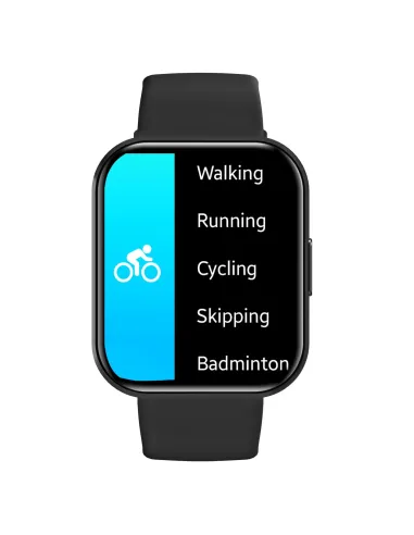 Celly TRAINERWATCH2BK Relojes inteligentes y deportivos 4,6 cm (1.81") Digital 320 x 320 Pixeles Pantalla táctil Negro GPS