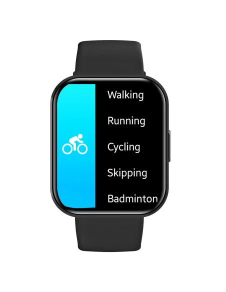 Celly TRAINERWATCH2BK Relojes inteligentes y deportivos 4,6 cm (1.81") Digital 320 x 320 Pixeles Pantalla táctil Negro GPS