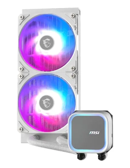 MSI MAG Coreliquid A13 240 WHITE Placa base, Procesador Sistema de refrigeración líquida todo en uno 12 cm Blanco 1 pieza(s)