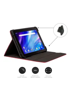 Nilox FUNDA UNIVERSAL TABLET DE 9,7" 10.5" ROJA 2