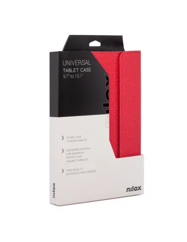 Nilox FUNDA UNIVERSAL TABLET DE 9,7" 10.5" ROJA