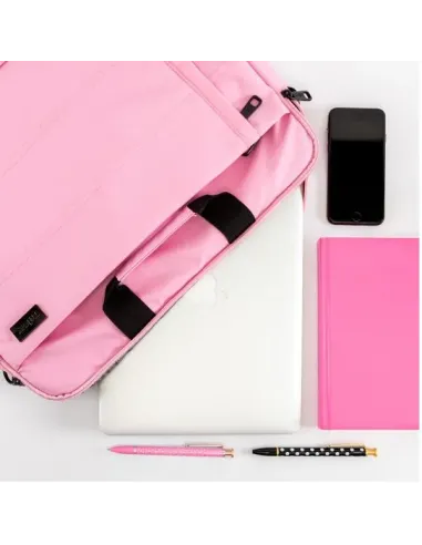 Nilox NXB023 maletines para portátil 39,6 cm (15.6") Maletín Rosa