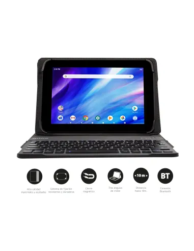 Nilox FUNDA TECLADO BLUETOOH DE 9.7" A 10.5" NEGRA