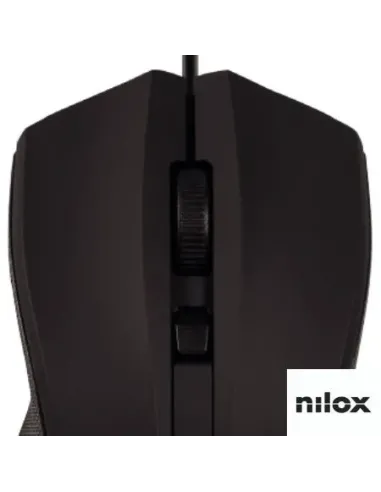 Nilox RATON ÓPTICO USB 1600 DPI -NEGRO