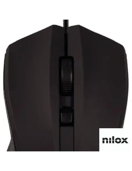 Nilox RATON ÓPTICO USB 1600 DPI -NEGRO