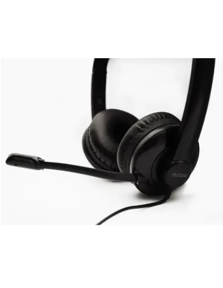 Nilox Auriculares estéreo USB 2.0 con micrófono