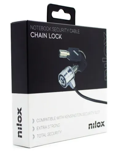Nilox Cable seguridad con doble llave 1.8m